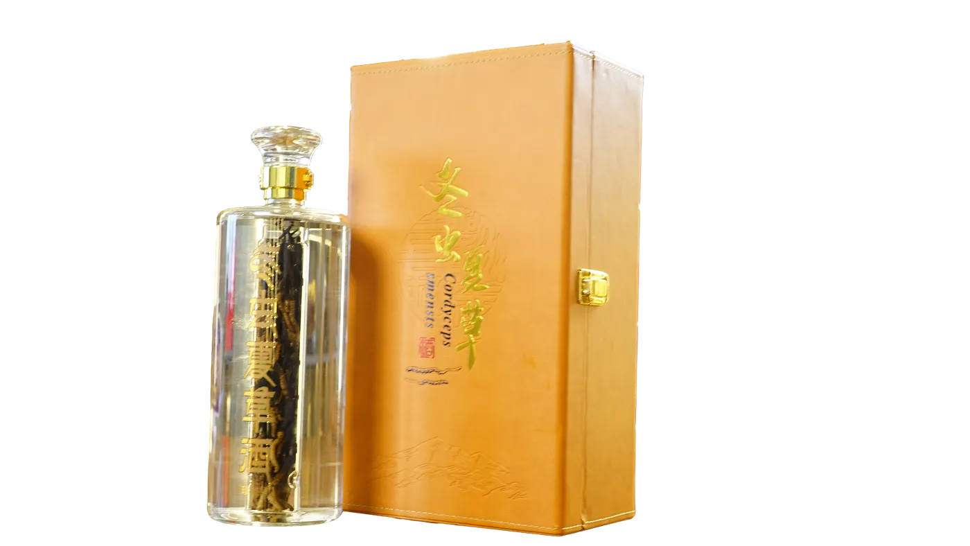 冬虫夏草酒瓶礼盒
